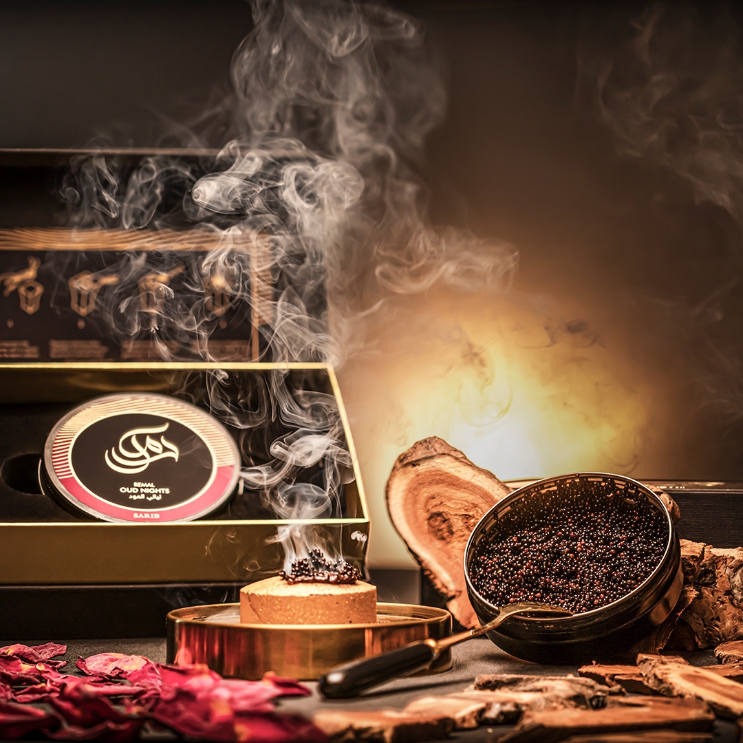 Remal Oud Nights Caviar Bakhoor Gift Set